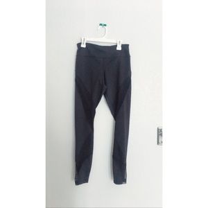 Black Yoga Pants with Mesh Details